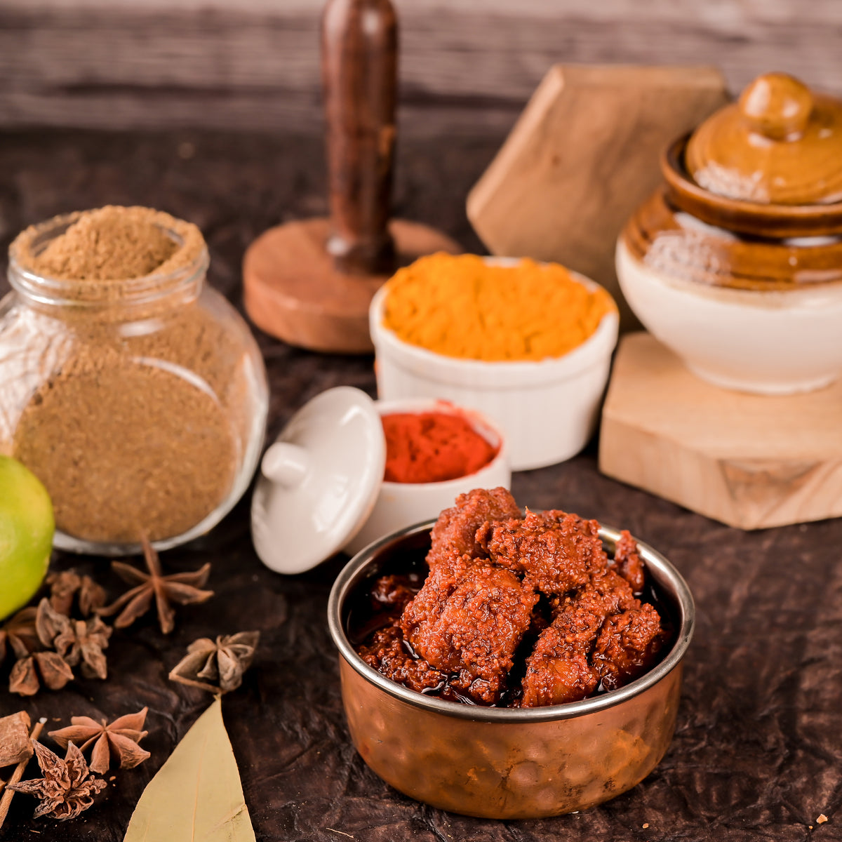 Andhra Chicken Pickle (With Bone) vellankifoods